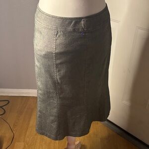 Linda allard Ellen Tracy | sz 4 | used fully lined m Gray pencil midi Skirt